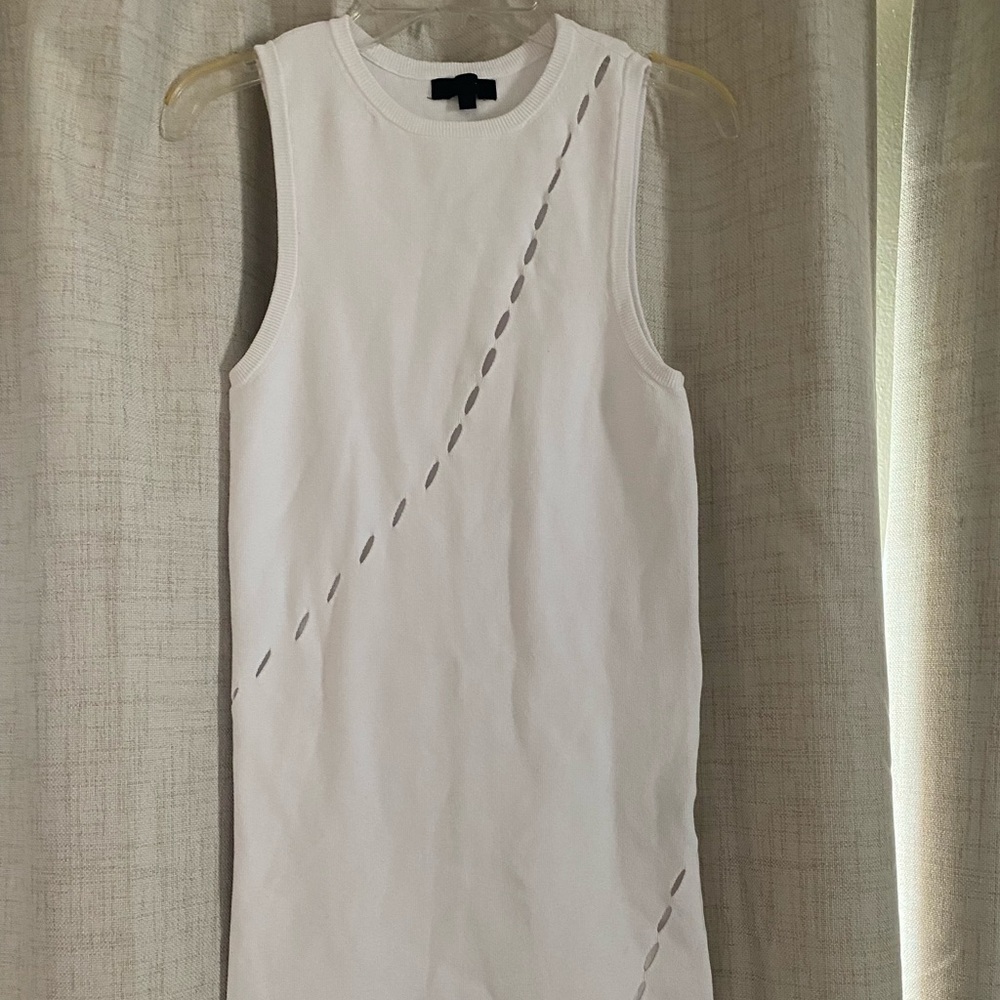 H:ours white sweater mini dress